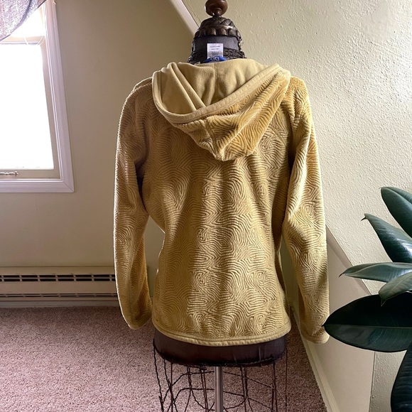 Isis Yellow Fuzzy Zip Up - Picture 3 of 4